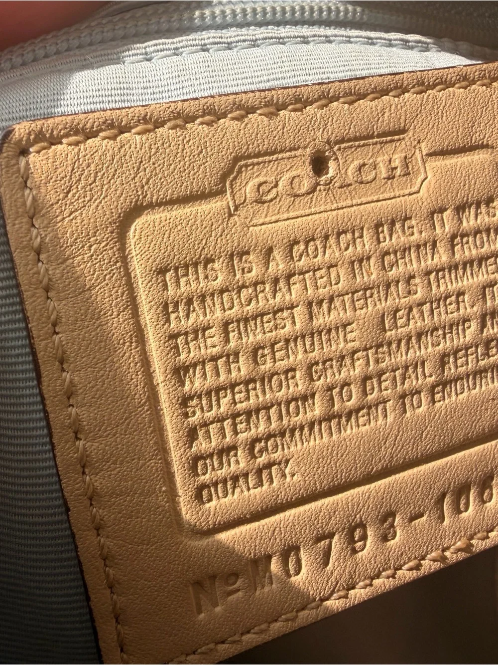 Coach shoulder hobo